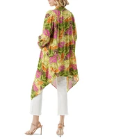 Jessica Simpson Women's Agnette Hilow Long-Sleeve Kimono