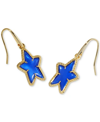 Kendra Scott 14k Gold-Plated Mother-of-Pearl Star Drop Earrings