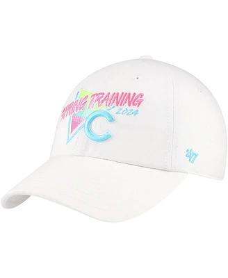 47 Men's White Chicago Cubs 2024 Spring Training Vapor Wave Clean Up Adjustable Hat