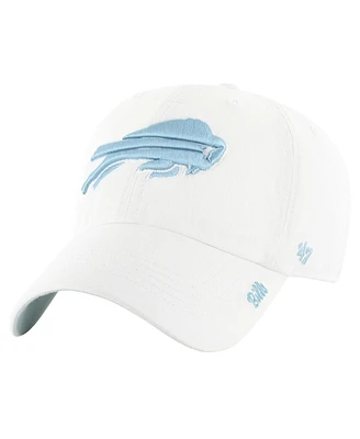 47 Women's White Buffalo Bills Ballpark Cheer Clean Up Adjustable Hat