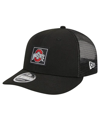 New Era Men's Black Ohio State Buckeyes Labeled 9fifty Snapback Hat