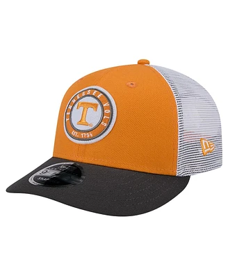 New Era Men's Tennessee Orange Tennessee Volunteers Throwback Circle Patch 9fifty Trucker Snapback Hat