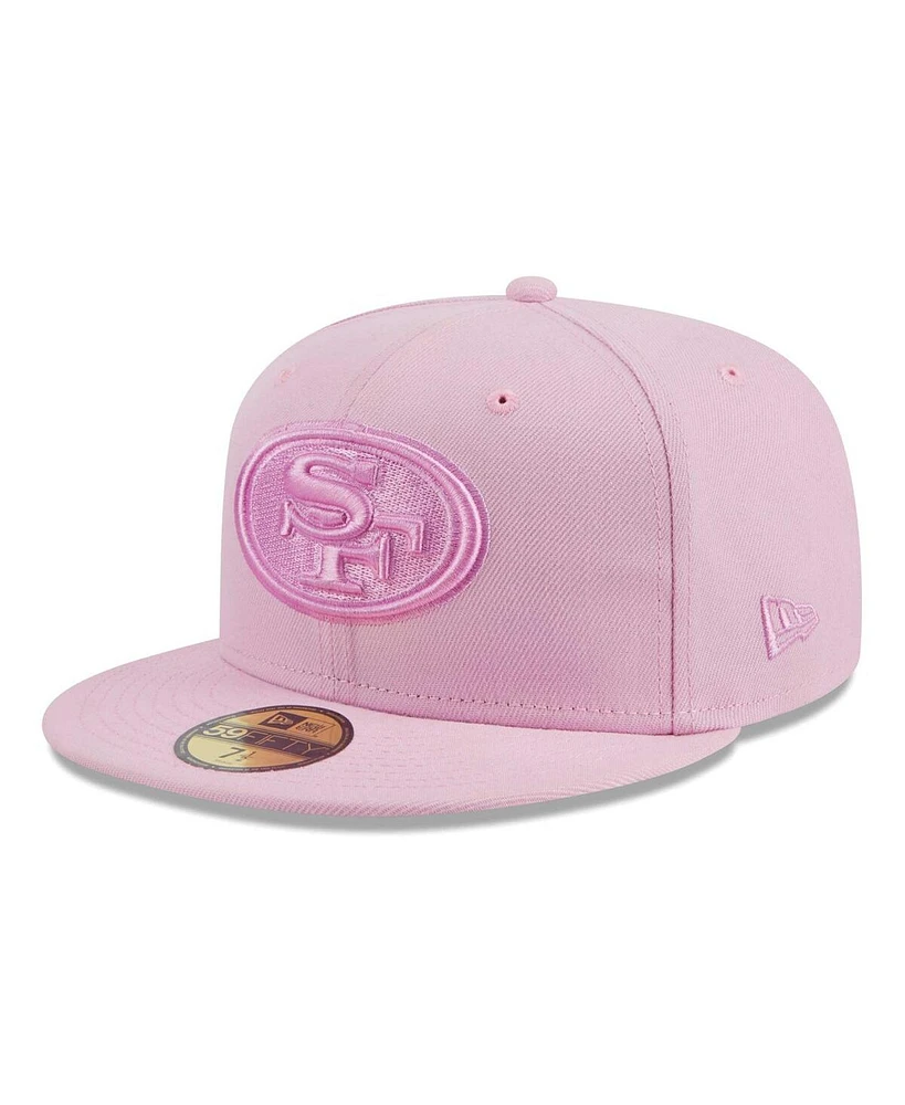 New Era Men's Pink San Francisco 49ers Color Pack 59fifty Fitted Hat