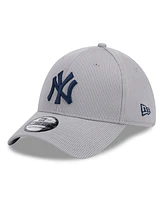 New Era Men's Gray York Yankees Active Pivot 39thirty Flex Hat