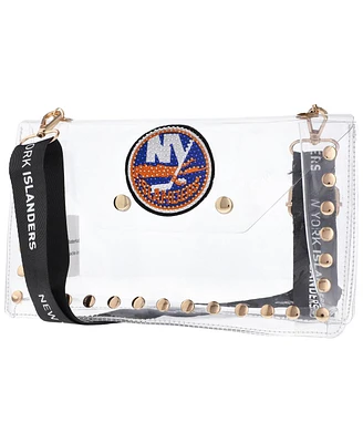 Cuce New York Islanders Crystal Clear Envelope Crossbody Bag
