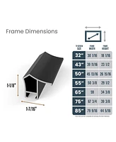 Deco Tv Frames 85" Alloy Prismatic Frame for Samsung The 2021-2024