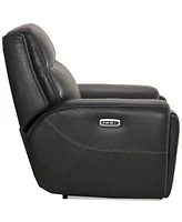 Varsani 40" Zero Gravity Leather Recliner, Created for Macy's