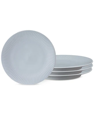 Denby Arc Collection Porcelain Medium Plates, Set of 4