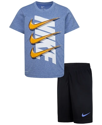 Nike Little Boys Icon T-shirt and Shorts Set