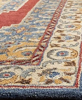 Safavieh Antiquity At505 Blue and Red 2' x 3' Area Rug