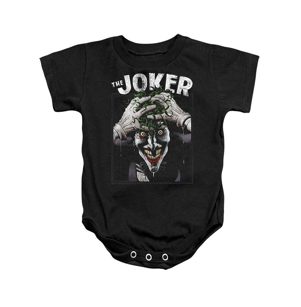 Batman Baby Girls Crazed Joker Snapsuit