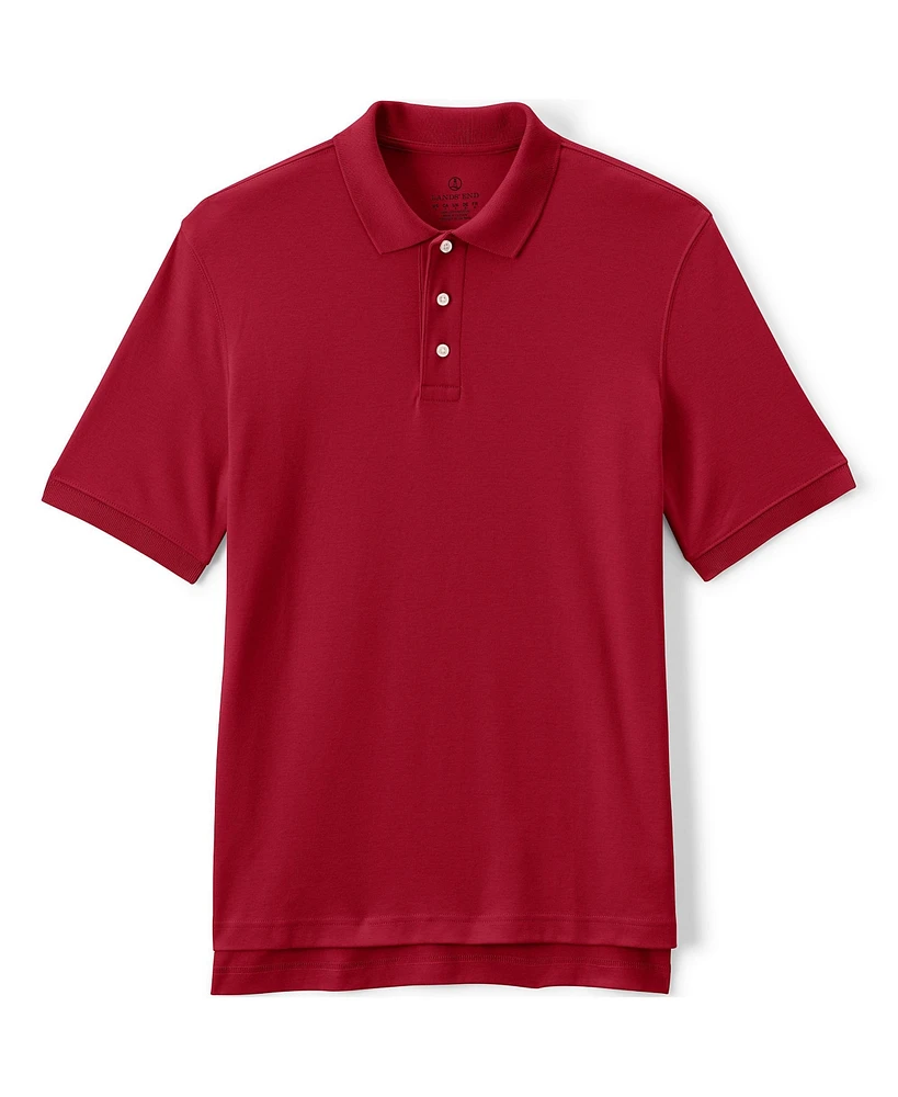 Lands' End Big & Tall Short Sleeve Interlock Polo Shirt