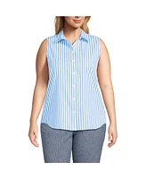 Lands' End Plus Wrinkle Free No Iron Shirt