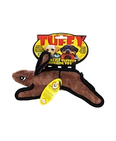 Tuffy Jr Barnyard Rabbit Brown, 2-Pack Dog Toys