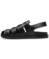 Stacy Adams Men's Montego Slingback Faux-Leather Buckle Sandals