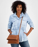 Style & Co. Whipstitch East West Flap Small Crossbody