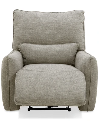 Olper Zero Wall Fabric Recliner, Created for Macy's