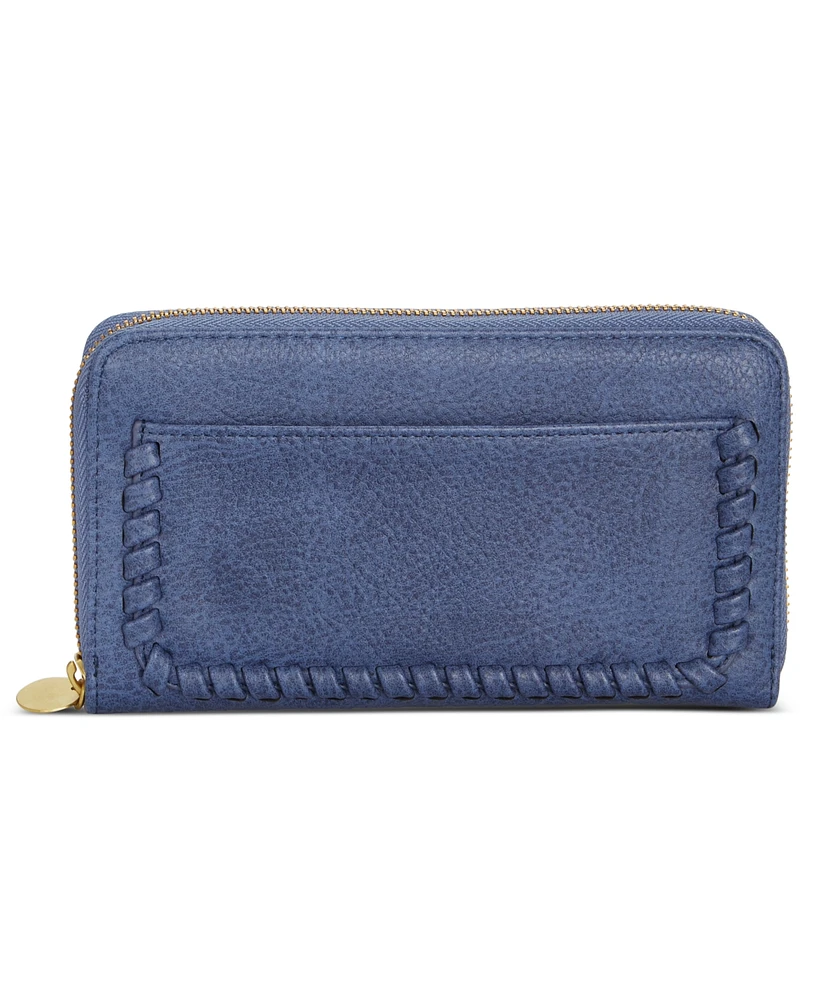 Style & Co Whip-Stitch Zip Wallet, Created for Macy's