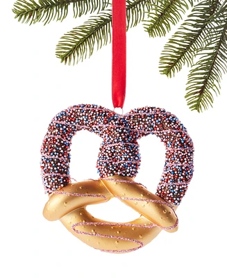 Holiday Lane Sweet Tooth Chocolate Covered Pretzel Ornament, Created for Macy's