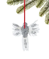 Holiday Lane Shine Bright Feathered Glitter Hummingbird Ornament, Exclusively at Macy's