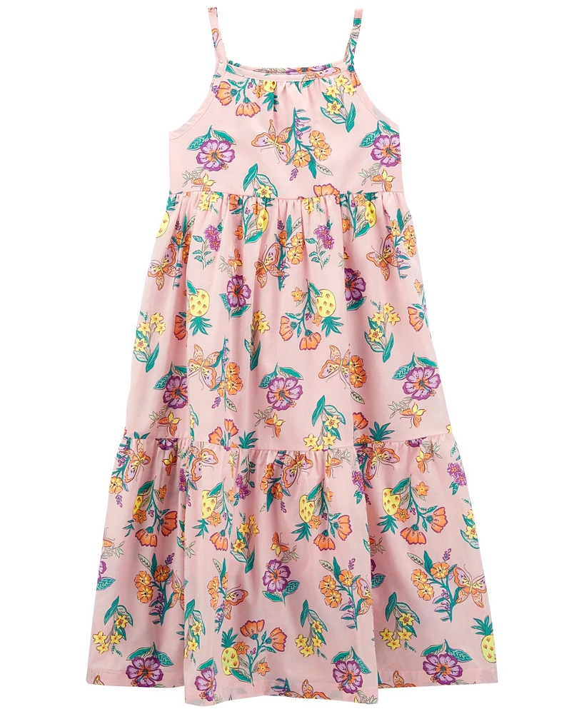 Carter's Big Girls Floral Lawn Dress