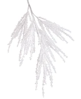 Holiday Lane Seaside Glitter Coral Branch Pick Ornament, Created for Macy's