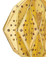 Holiday Lane Woodland Gold Round Paper Ornament, Exclusively at Macy's