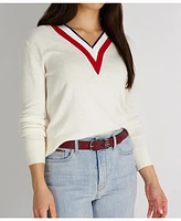 Tommy Hilfiger Women's 2-In-1 Reversible Th Monogram Strap Keeper Dress Casual Belt