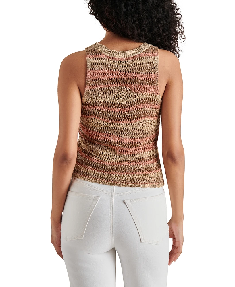 Steve Madden Women's Hannah Sleeveless Sweater Top