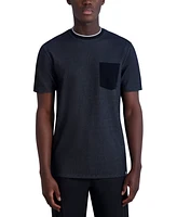 Karl Lagerfeld Paris Men's Slim-Fit Textured Pocket T-Shirt, Created for Macy's