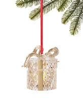 Holiday Lane Christmas Glitters Gift Box Led Ornament, Created for Macy's