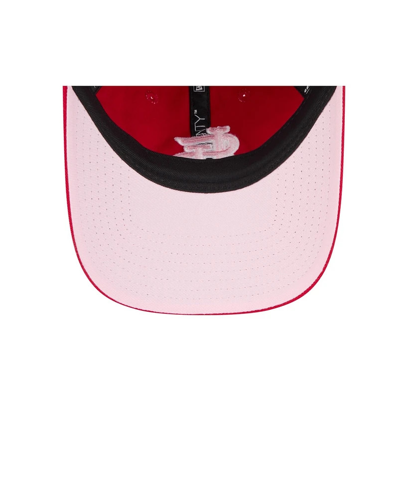 New Era Women's Red St. Louis Cardinals 2024 Mother's Day 9TWENTY Adjustable Hat