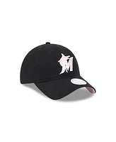 New Era Women's Black Miami Marlins 2024 Mother's Day 9TWENTY Adjustable Hat