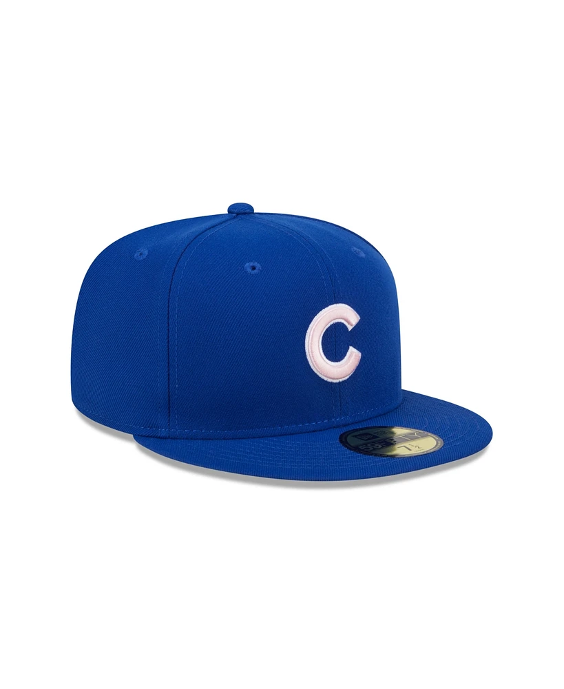 New Era Men's Royal Chicago Cubs 2024 Mother's Day On-Field 59FIFTY Fitted Hat