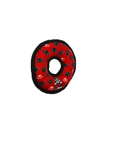 Tuffy Jr Ring Red Paw, Dog Toy