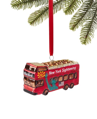 Holiday Lane New York Sightseeing Bus Ornament, Created for Macy's