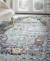 Safavieh Crystal CRS503 Teal and Purple 3' x 5' Area Rug