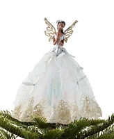 Holiday Lane Angels Lace Flower Dress Fairy Tree Topper, Created for Macy's