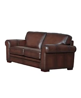 Brookfield 70" Top Grain Leather Loveseat