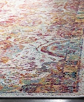 Safavieh Crystal CRS505 Light Blue and Orange 8' x 10' Area Rug