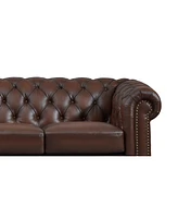 Alton Bay 68" Top Grain Leather Loveseat