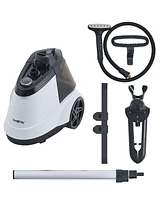 True Tidy Pro Commercial Heavy-Duty Garment Steamer with 3 Steam Settings 1800 watts White