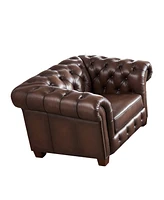 Versailles 50" Top Grain Leather Chair