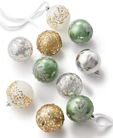 Holiday Lane Northern Lights Set of 30 Gold-Tone, Green & Silver-Tone Multi