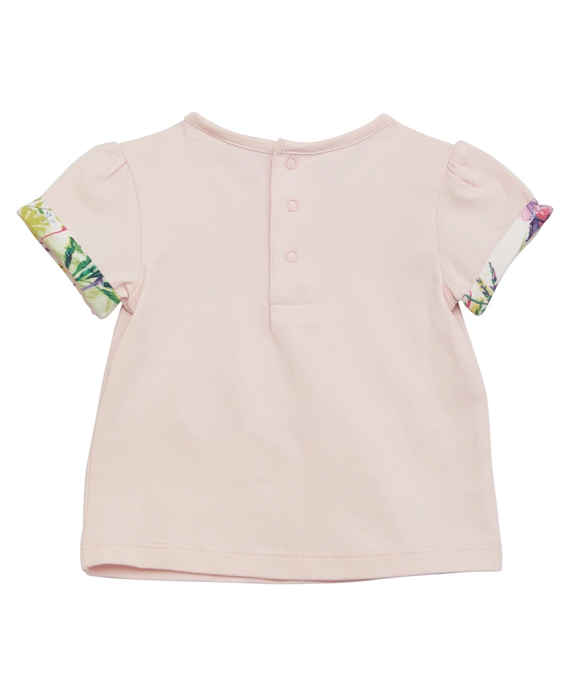 Guess Baby Girls Short Sleeve T Shirt and Set