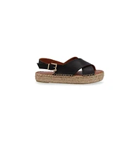 Alohas Women's Crossed Leather Sandals