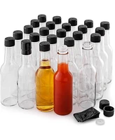 Zulay Kitchen Hot Sauce Glass Bottles 24 Pc.