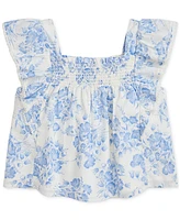 Floral Slub Cotton Top