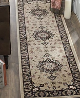 Safavieh Lyndhurst LNH336 Cream and Anthracite 2'3" x 12' Runner Area Rug