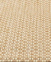 Safavieh Courtyard CY8653 Natural and Cream 5'3" x 5'3" Sisal Weave Square Outdoor Area Rug